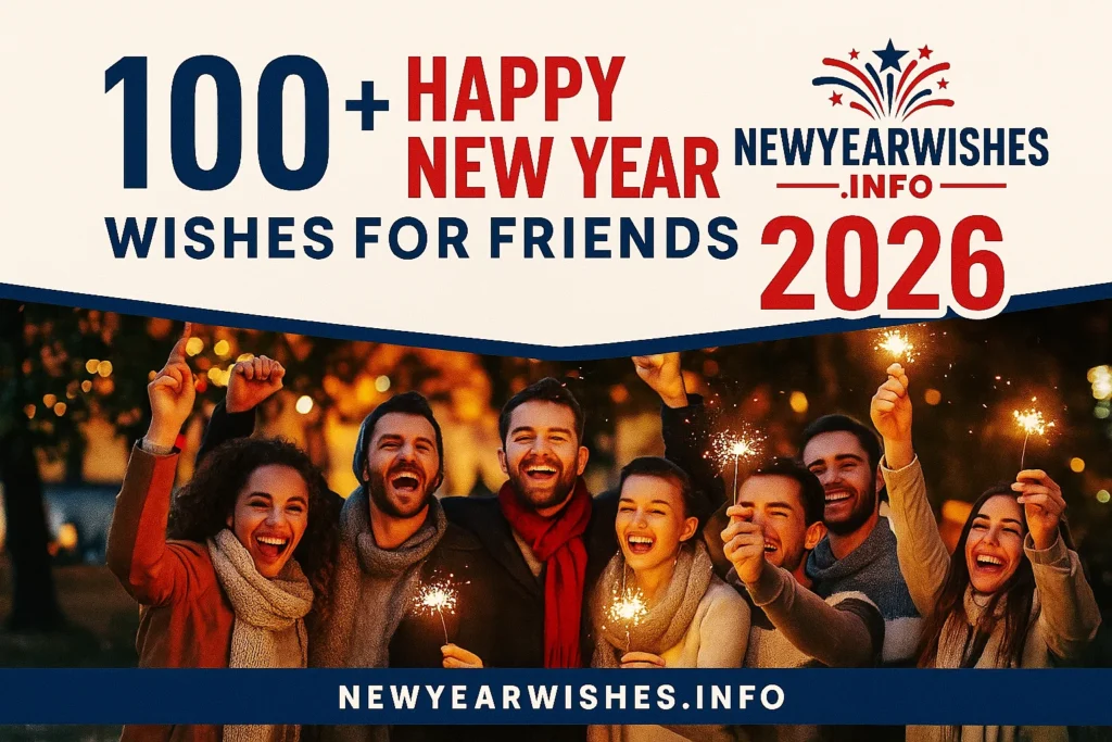 Happy New Year Wishes for Friends